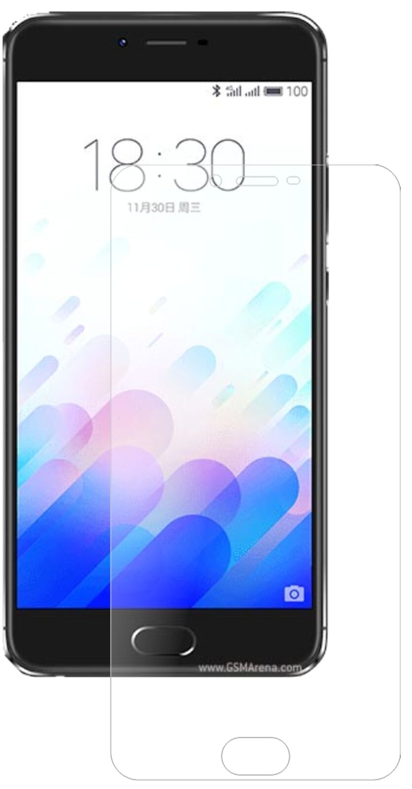 1x 9H Schutzfolie matt für Meizu M3X Panzerfolie