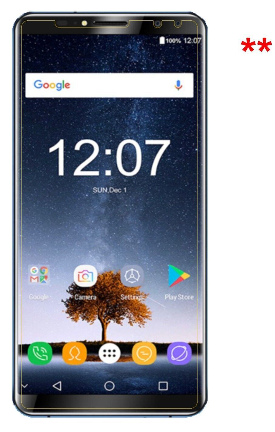 5x Schutzfolie klar für Oukitel K6 Display-Schutzf (5)