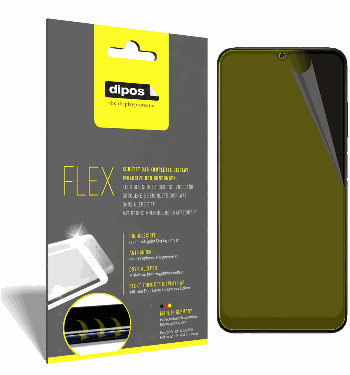 2x 3D Full Cover Schutzfolie für Samsung Galaxy A03