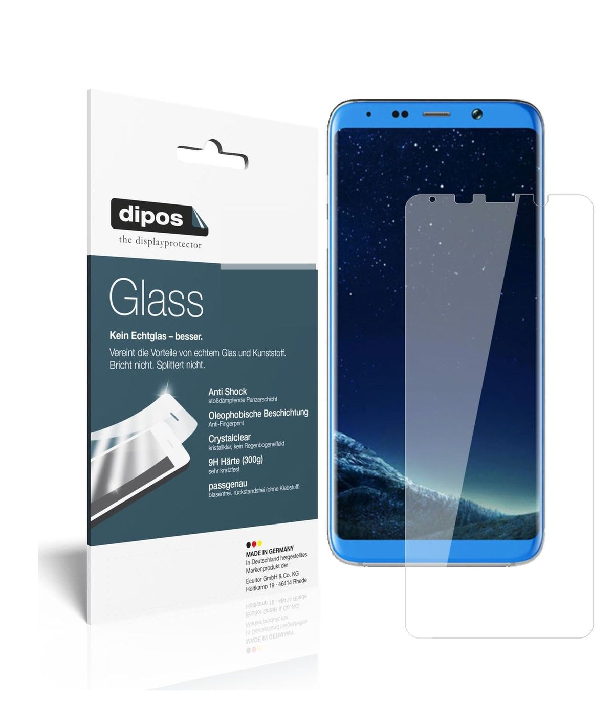 1x 9H Schutzfolie für Bluboo S8+ Panzerfolie