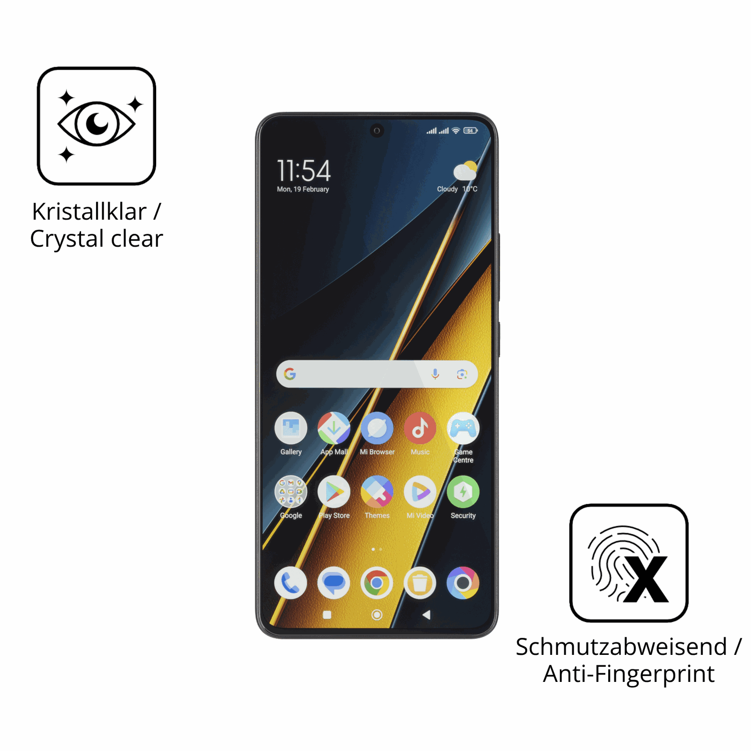 Flexible TPU-Folie passend zugeschnitten für Poco X6 Pro 5g, vollständige Abdeckung