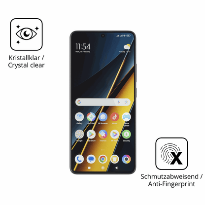 Flexible TPU-Folie passend zugeschnitten für Poco X6 Pro 5g, vollständige Abdeckung