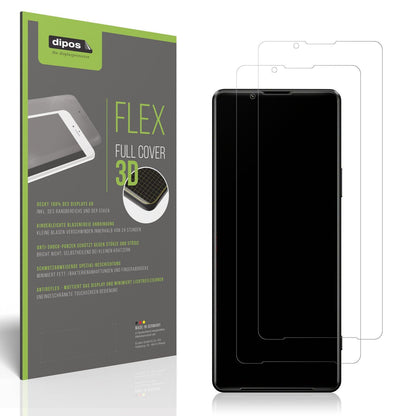 2x Full Cover Schutzfolie matt für Sony Xperia 1 III
