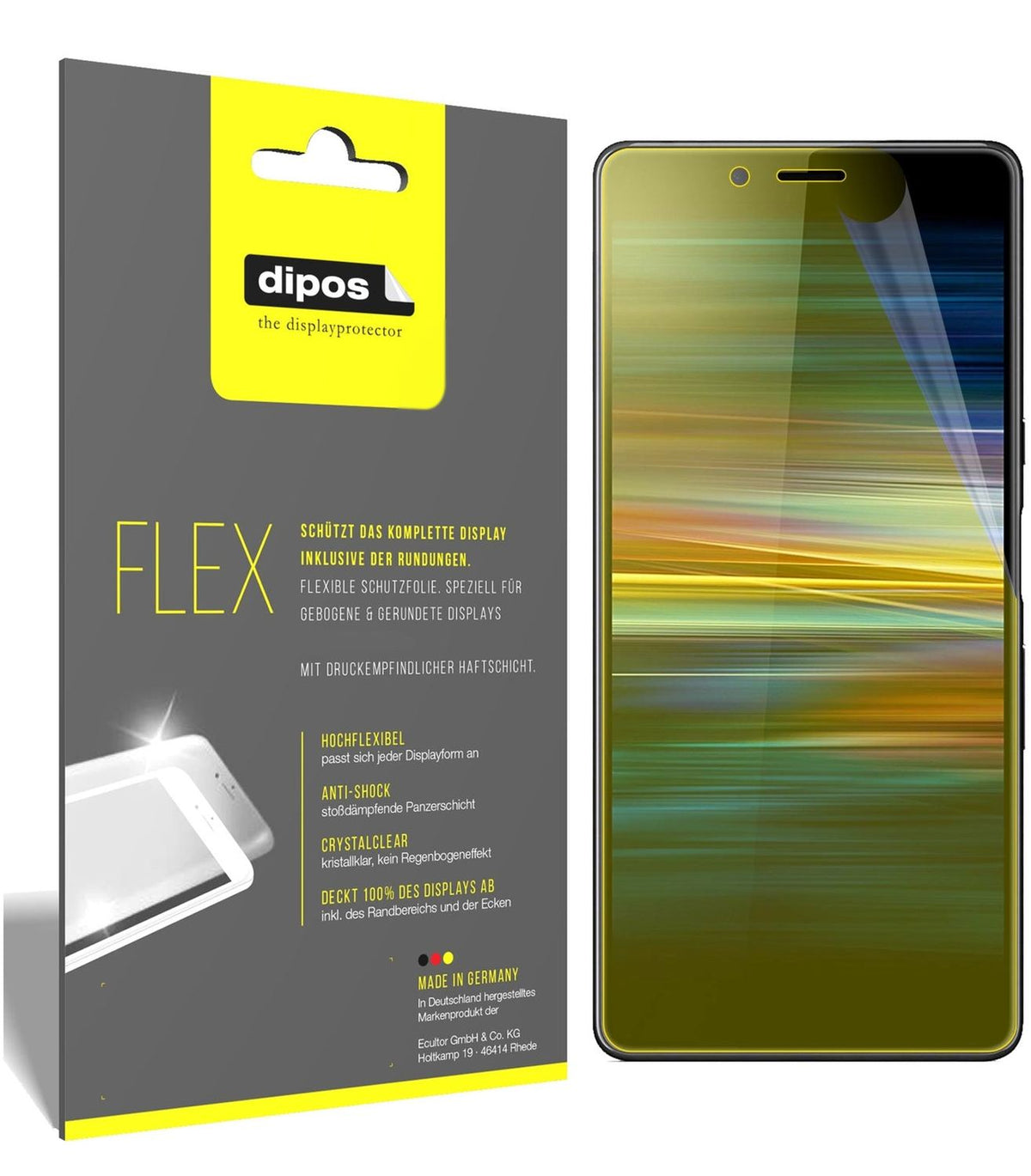 2x 3D Full Cover Schutzfolie für Sony Xperia L3