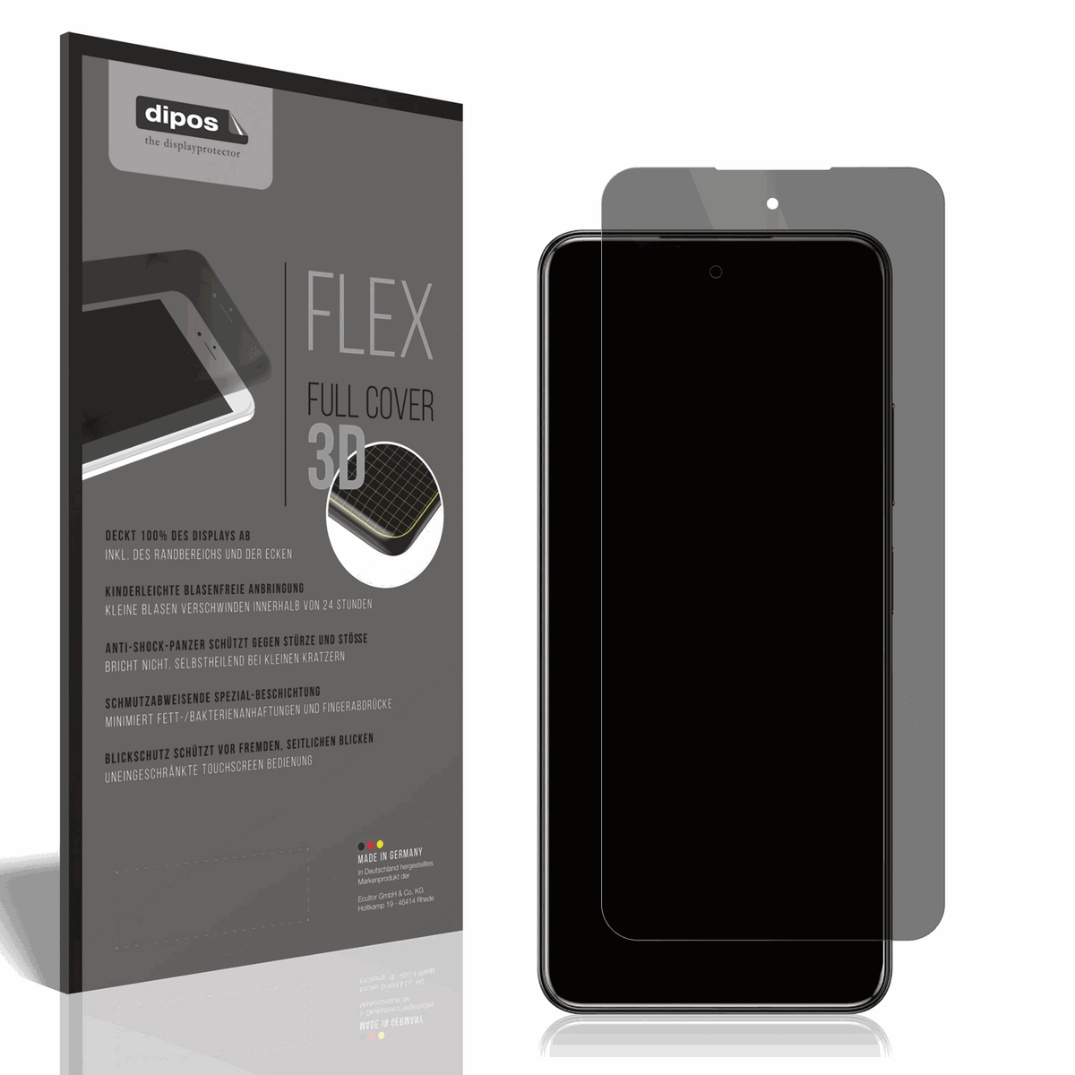Full Cover Privacy Blickschutzfolie für Oukitel C65