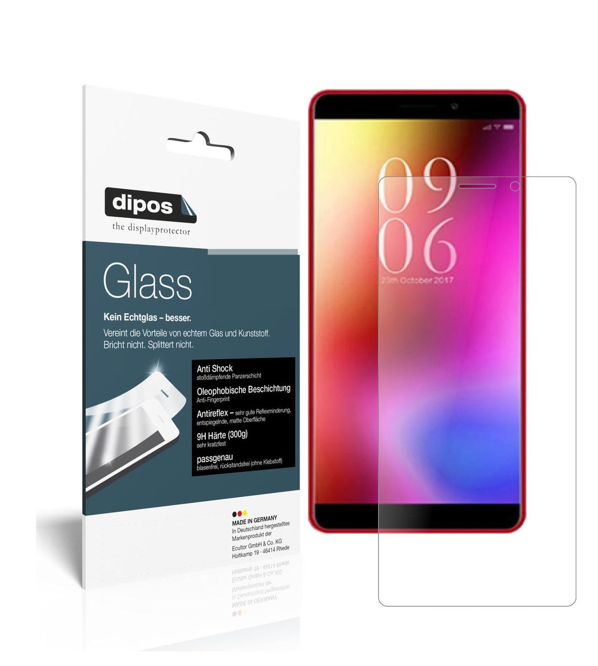 1x 9H Schutzfolie matt für Elephone A3 Panzerfolie