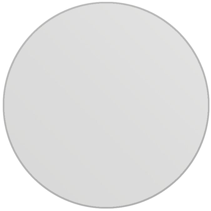 dipos Displayschutz für 46 mm Durchmesser Uhr, mattierte Oberfläche, geringe Dicke und perfekte Passform