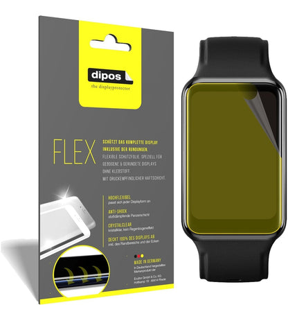 2x 3D Full Cover Schutzfolie für Oppo Watch Free