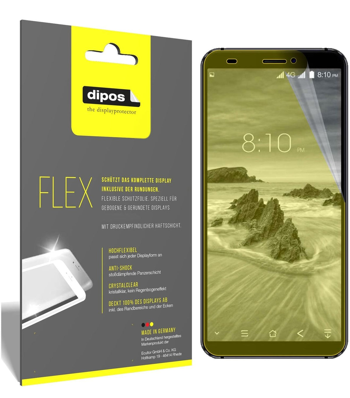 2x 3D Full Cover Schutzfolie für Blackview S6