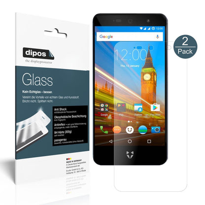 2x 9H Schutzfolie matt für Wileyfox Swift 2X Panzerfolie