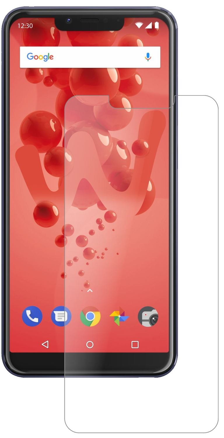 Matte Displayschutzfolie von dipos passend für Wiko View2 Go, 9H kratzfest und blasenfrei montiert