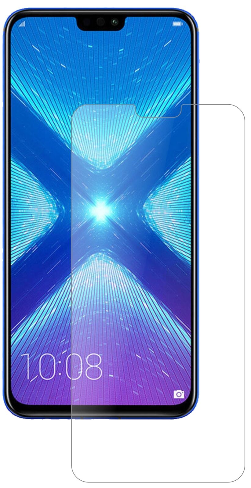 1x 9H Schutzfolie matt für Honor 8X Panzerfolie