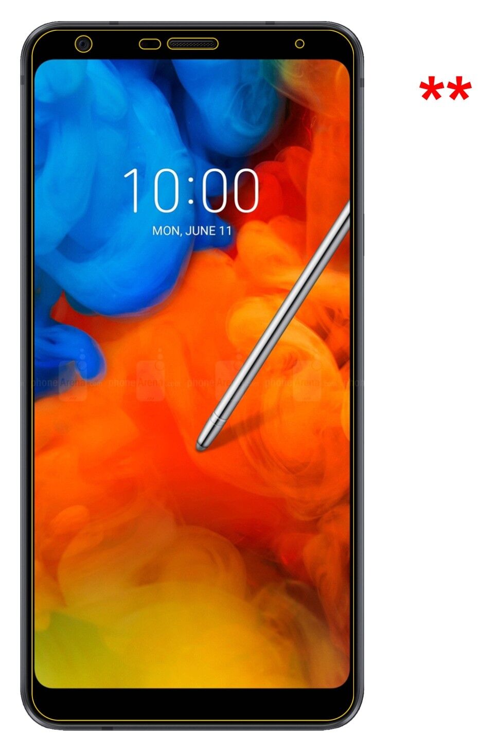 Dünne und klare Folie passend zugeschnitten für LG Q Stylus Plus