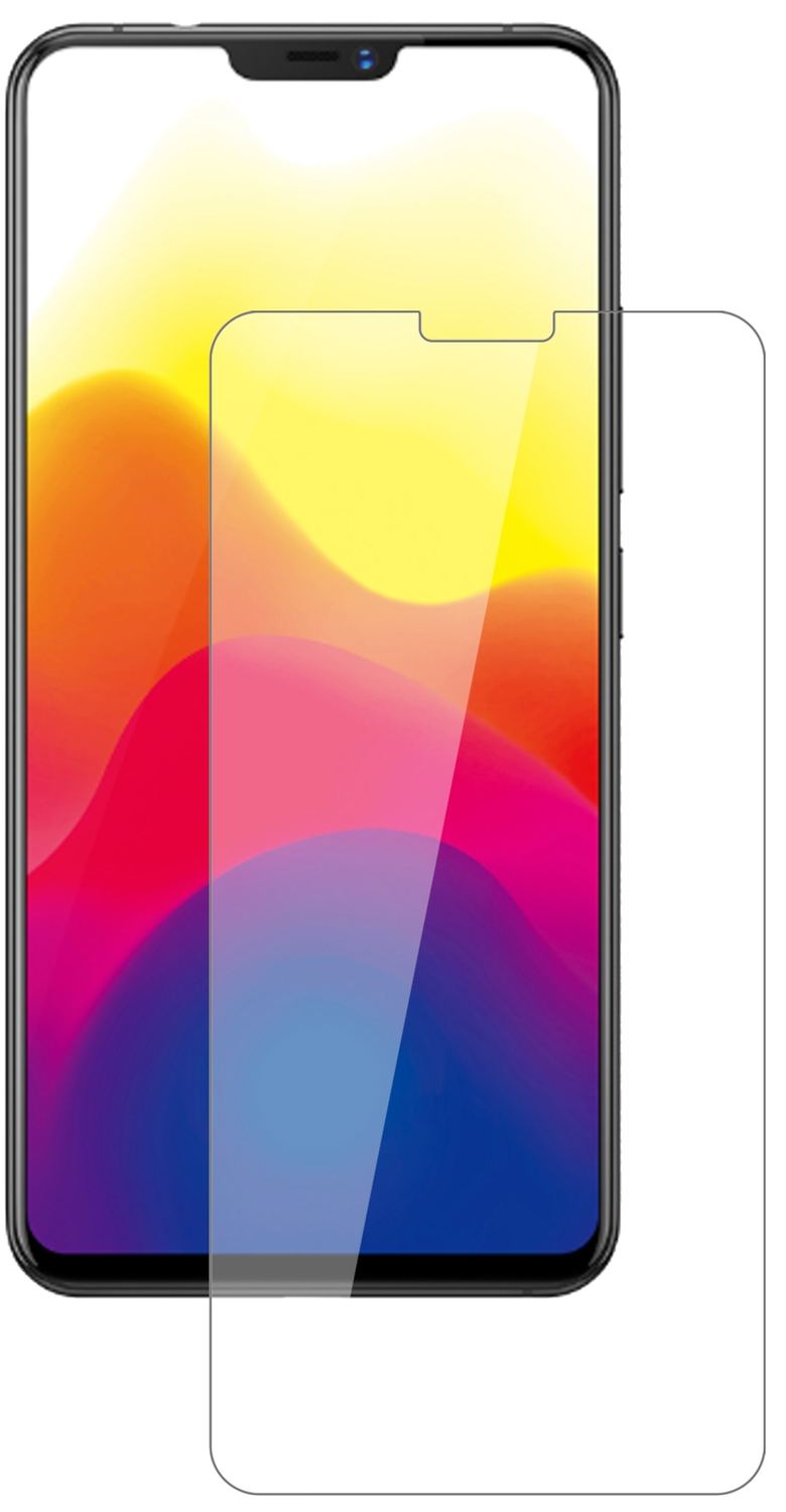 Klare Displayschutzfolie von dipos passend für Vivo X21UD, 9H kratzfest und blasenfrei montiert