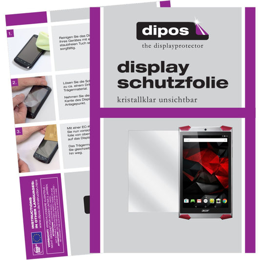 2x Schutzfolie klar für Predator 8 Acer Display-Schutzfolie