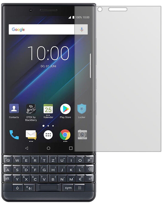 Matte Displayschutzfolie von dipos passend für Blackberry Key 2 LE, präziser Zuschnitt und blasenfrei montiert