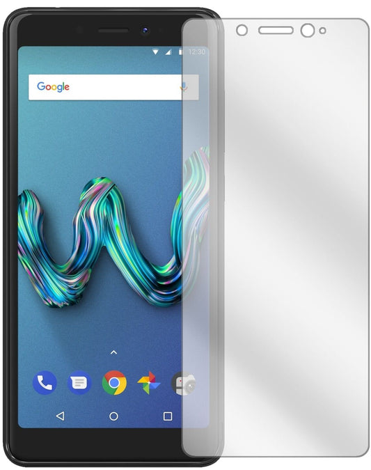 Klare Displayschutzfolie von dipos passend für Wiko Tommy 3, präziser Zuschnitt und blasenfrei montiert