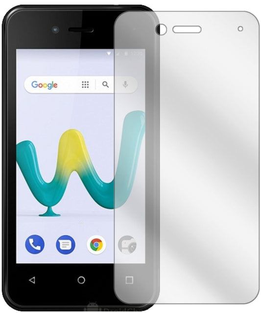 Klare Displayschutzfolie von dipos passend für Wiko Sunny 3 Mini, präziser Zuschnitt und blasenfrei montiert
