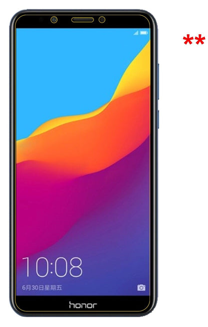 Dünne und klare Folie passend zugeschnitten für Huawei Honor 7C