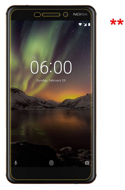 Dünne und klare Folie passend zugeschnitten für Nokia 6 (2018)