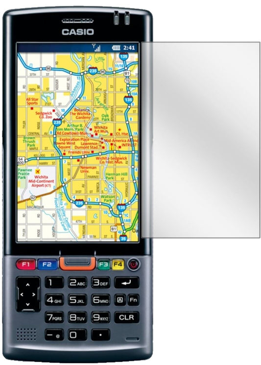 Klare Displayschutzfolie von dipos passend für Casio IT-G500, präziser Zuschnitt und blasenfrei montiert
