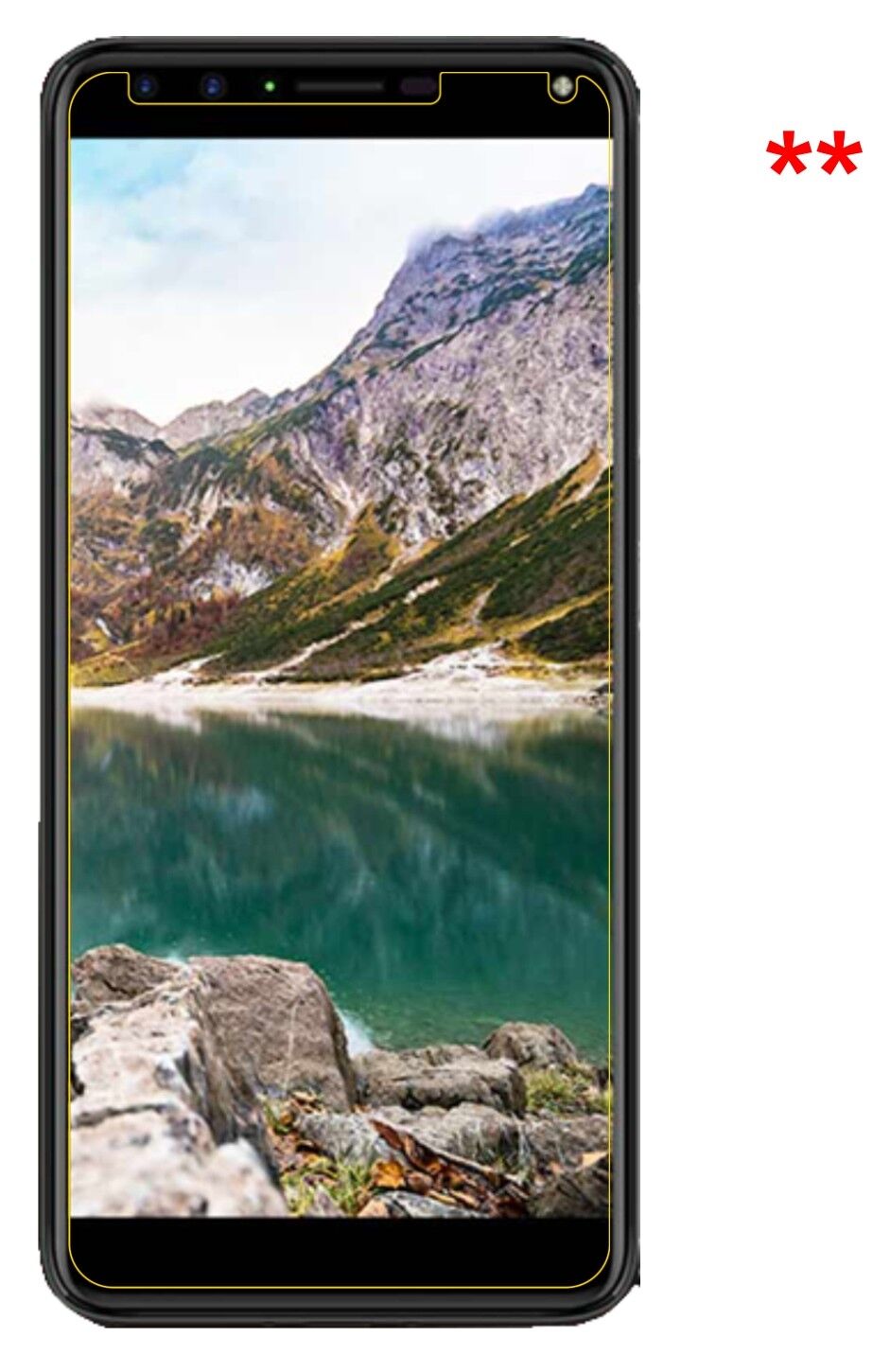 Dünne und klare Folie passend zugeschnitten für Cherry Mobile Flare S6 Plus