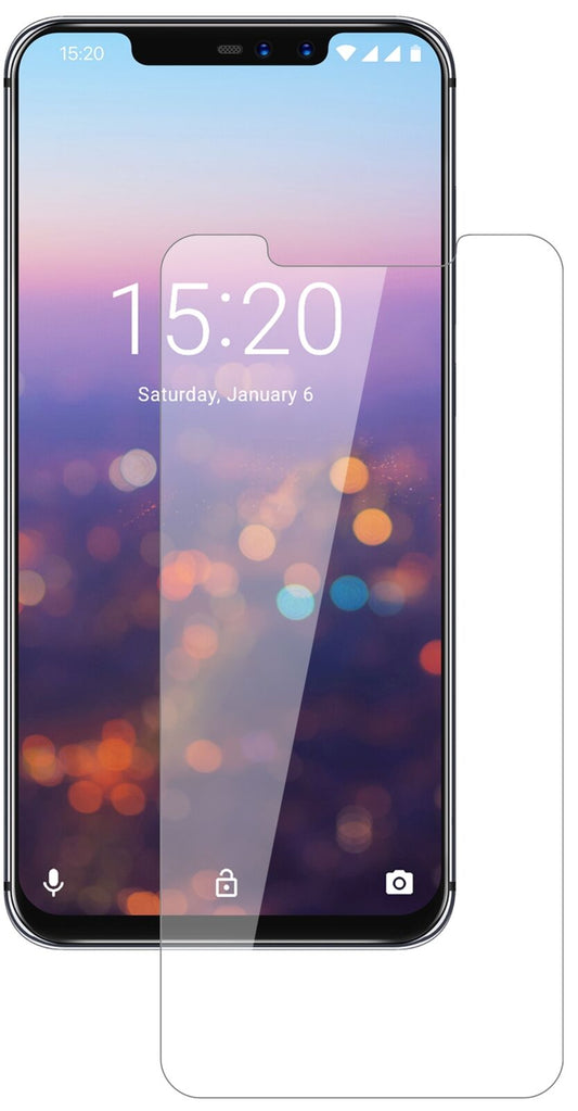 Klare Displayschutzfolie von dipos passend für Umidigi Z2 Pro, 9H kratzfest und blasenfrei montiert