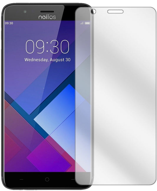 Klare Displayschutzfolie von dipos passend für TP-Link Neffos P1, präziser Zuschnitt und blasenfrei montiert