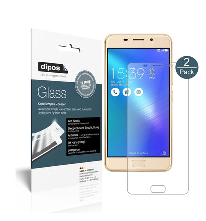 1x 9H Schutzfolie matt für Asus Zenfone 3S Max Panzerfolie