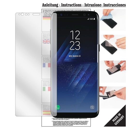 6x Schutzfolie klar für Samsung Galaxy S8 Plus Display-Schutzfolie