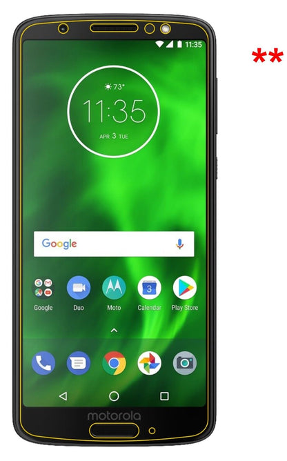 Dünne und klare Folie passend zugeschnitten für Lenovo Moto G6