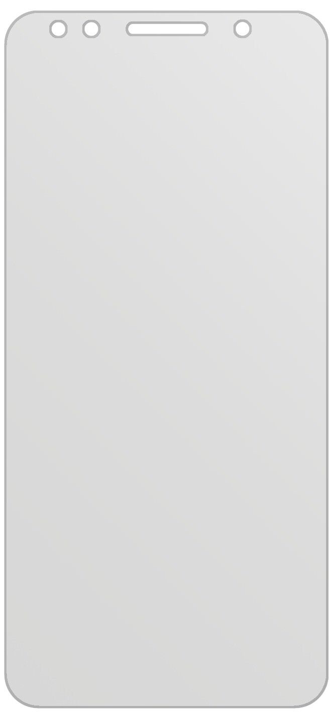 dipos Displayschutz für Alcatel 1X, mattierte Oberfläche, geringe Dicke und perfekte Passform