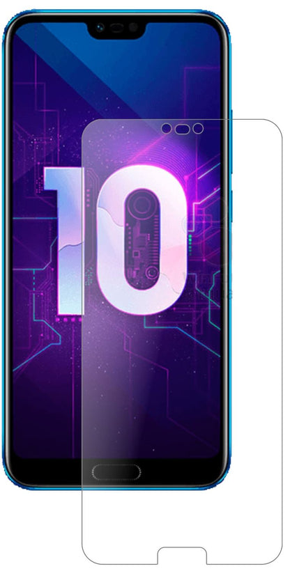 Matte Displayschutzfolie von dipos passend für Huawei Honor 10, 9H kratzfest und blasenfrei montiert