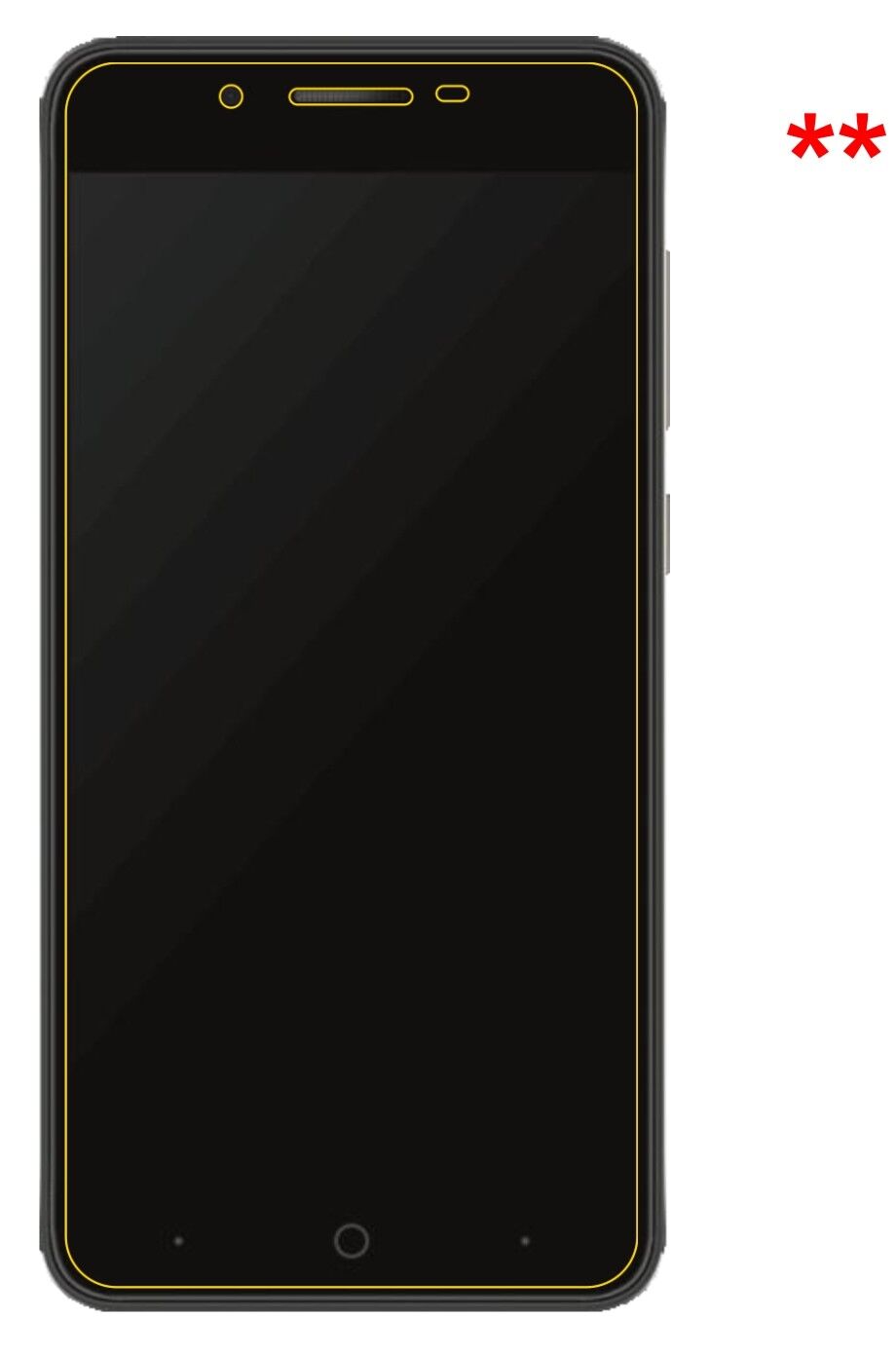 Dünne und klare Folie passend zugeschnitten für ZTE Blade A610 Plus