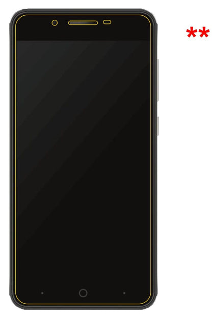 Dünne und klare Folie passend zugeschnitten für ZTE Blade A610 Plus