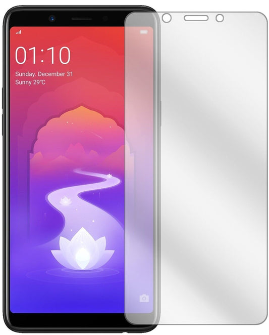 Klare Displayschutzfolie von dipos passend für Oppo Realme 1, präziser Zuschnitt und blasenfrei montiert