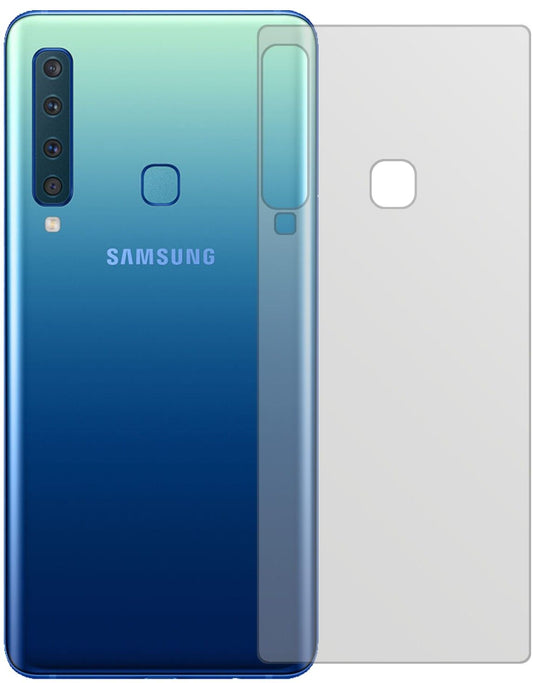 Matte Displayschutzfolie von dipos passend für Samsung Galaxy A9 (2018) Rückseite, präziser Zuschnitt und blasenfrei montiert
