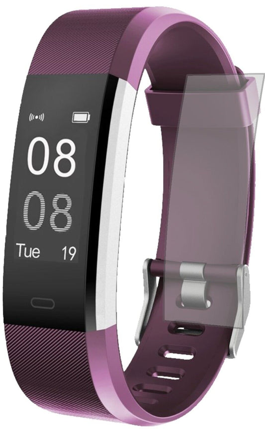 5x Schutzfolie matt für Yamay Fitness Armband SW333 Display-Schutzfolie