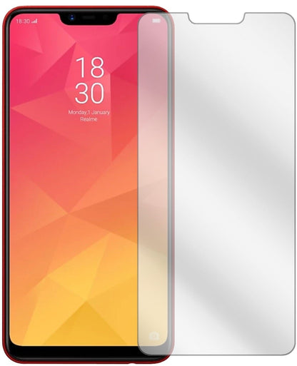 Klare Displayschutzfolie von dipos passend für Oppo Realme 2, präziser Zuschnitt und blasenfrei montiert