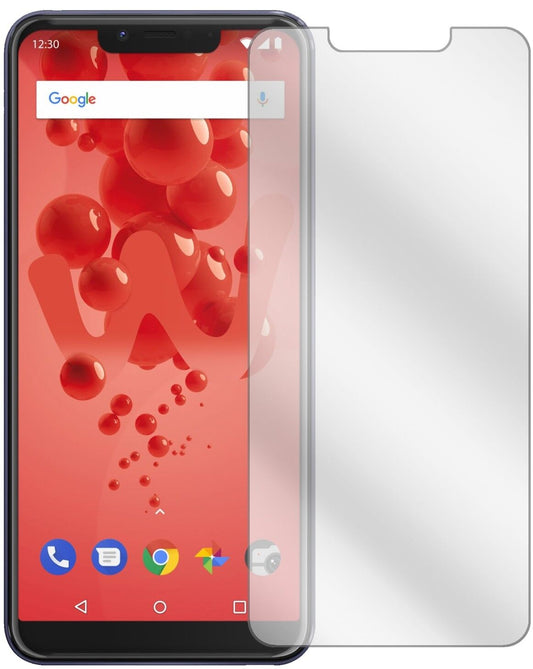 Klare Displayschutzfolie von dipos passend für Wiko View2 Plus, präziser Zuschnitt und blasenfrei montiert