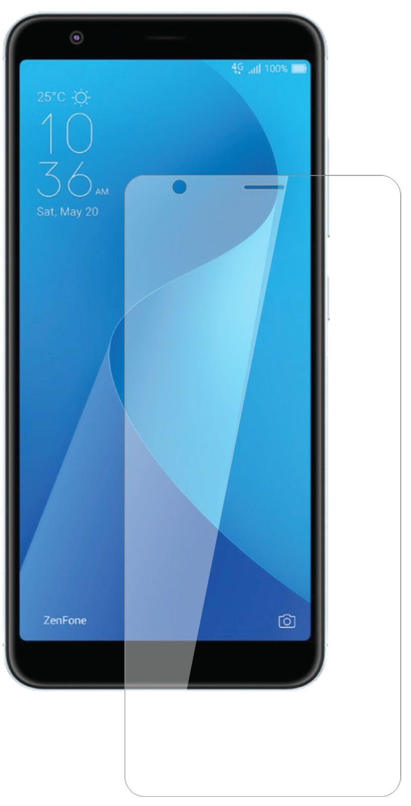 1x 9H Schutzfolie für Asus ZenFone Max Plus M1 (ZB570TL) Panzerfolie