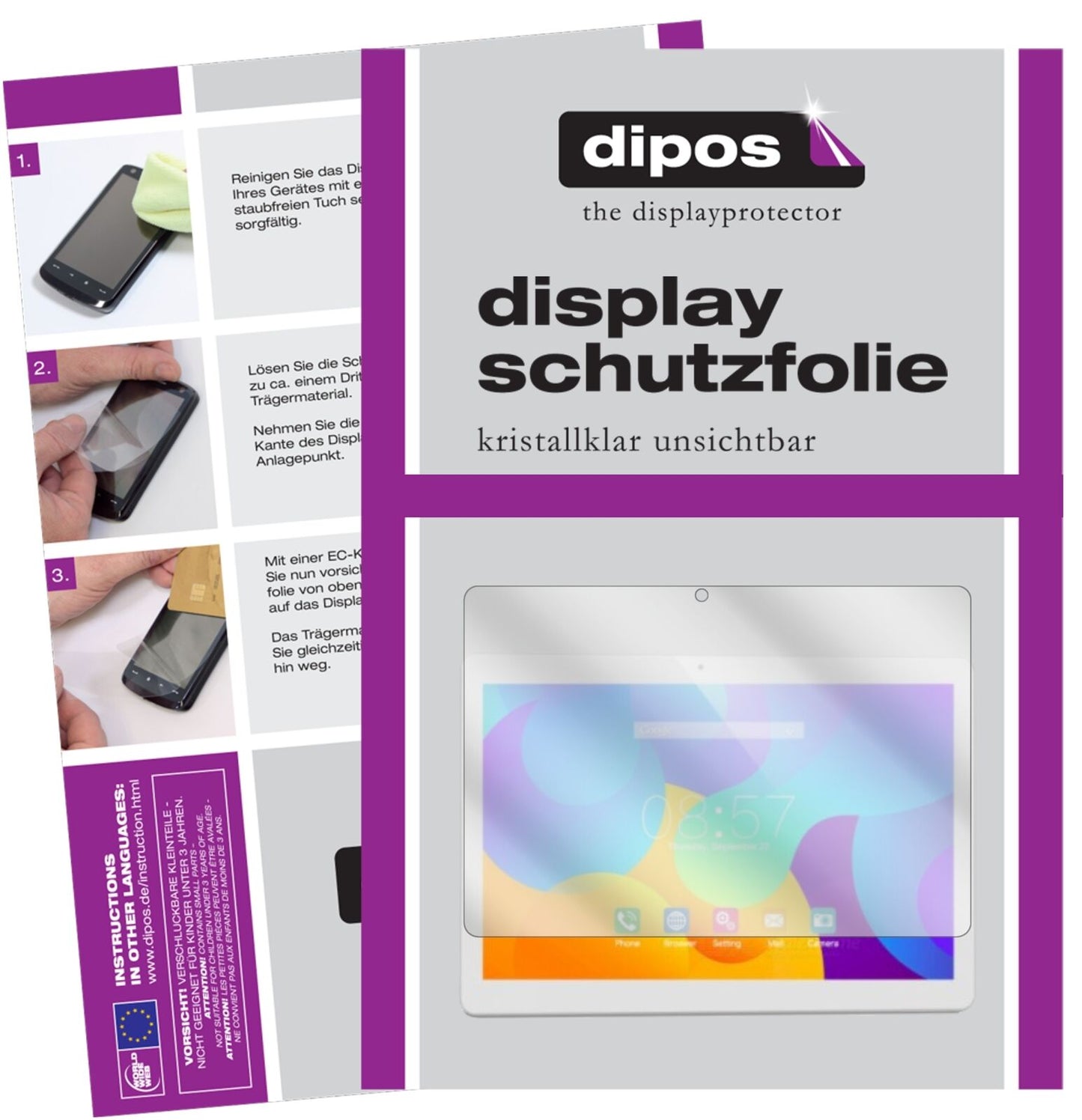 1x Schutzfolie klar für Cube M5 Display-Schutzfolie