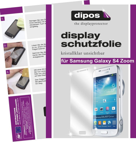2x Schutzfolie klar für Galaxy S4 Zoom Samsung Display-Schutzfolie