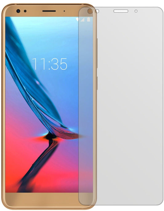 Matte Displayschutzfolie von dipos passend für ZTE Blade V9 Vita, präziser Zuschnitt und blasenfrei montiert