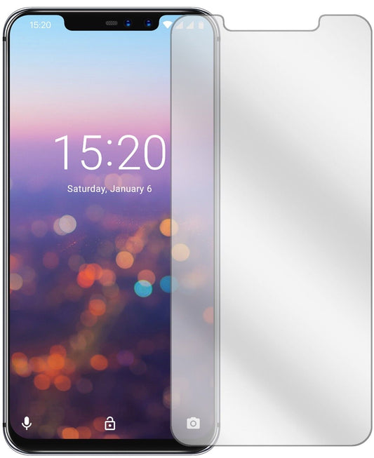 Klare Displayschutzfolie von dipos passend für Umidigi Z2, präziser Zuschnitt und blasenfrei montiert