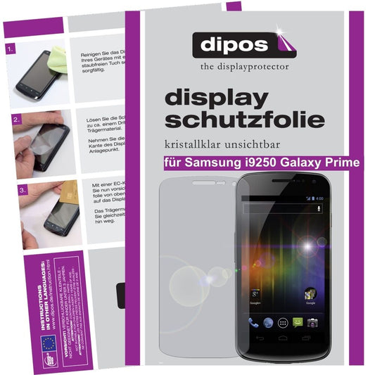 2x Schutzfolie klar für Galaxy Nexus i9250 Samsung Display-Schutzfolie