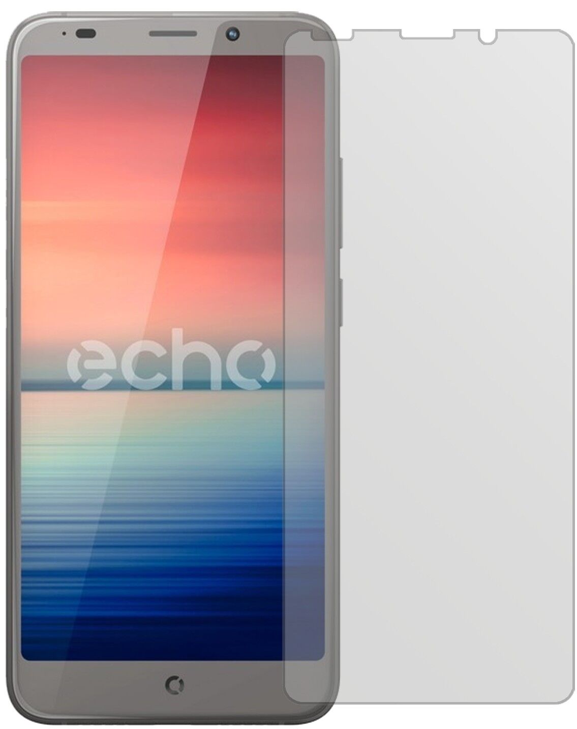 Matte Displayschutzfolie von dipos passend für Echo Horizon Lite, präziser Zuschnitt und blasenfrei montiert
