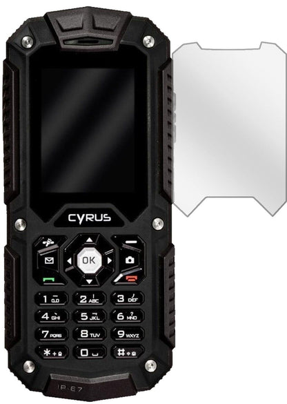 Klare Displayschutzfolie von dipos passend für Cyrus CM6, präziser Zuschnitt und blasenfrei montiert