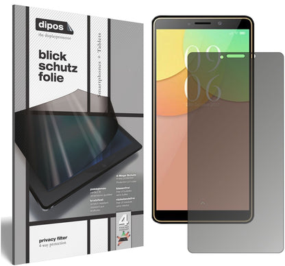 Blickschutzfolie für Elephone A2 matt Schutzfolie Privacy