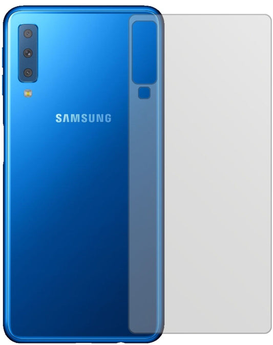 Matte Displayschutzfolie von dipos passend für Samsung Galaxy A7 (2018) Rückseite, präziser Zuschnitt und blasenfrei montiert